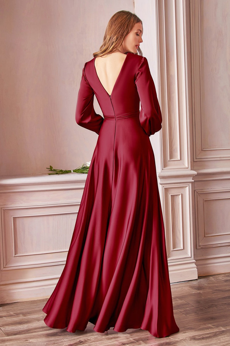 LONG GLITTER OVER SKIRT DRESS BY CINDERELLA DIVINE CR841