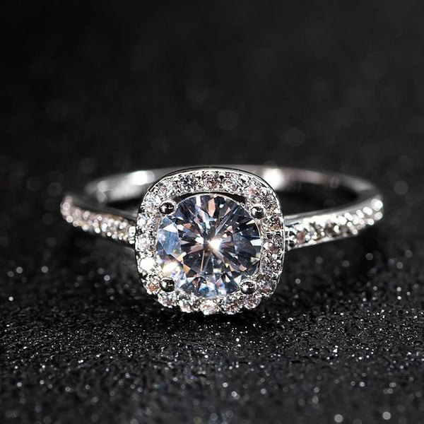 Luxury High Quality Zirconia Crystal Artificial Diamond Bridal Big Ring for Women  Wedding Engagement Jewelry - China Bridal Ring and Zirconia Ring price |  Made-in-China.com