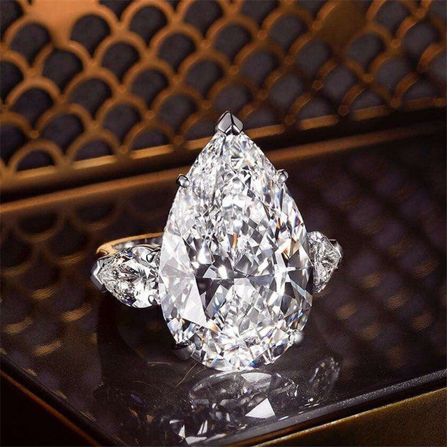 ◇Primaute◇ [SILVER925] CRYSTAL drop RING MUSINSA公式 | PRIMAUTE [Silver 925] Crystal Drop Ring