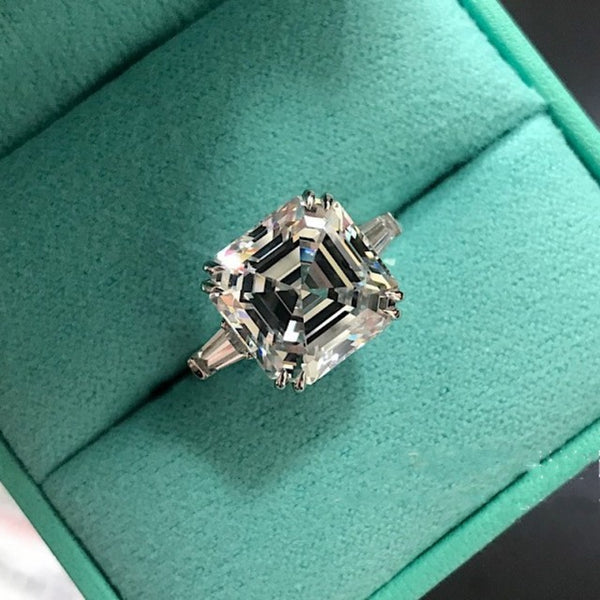 Water Drop 2ct Diamond Ring 925 sterling silver Jewelry Luxury Engagement Wedding band Rings for Women Bridal Party accessory