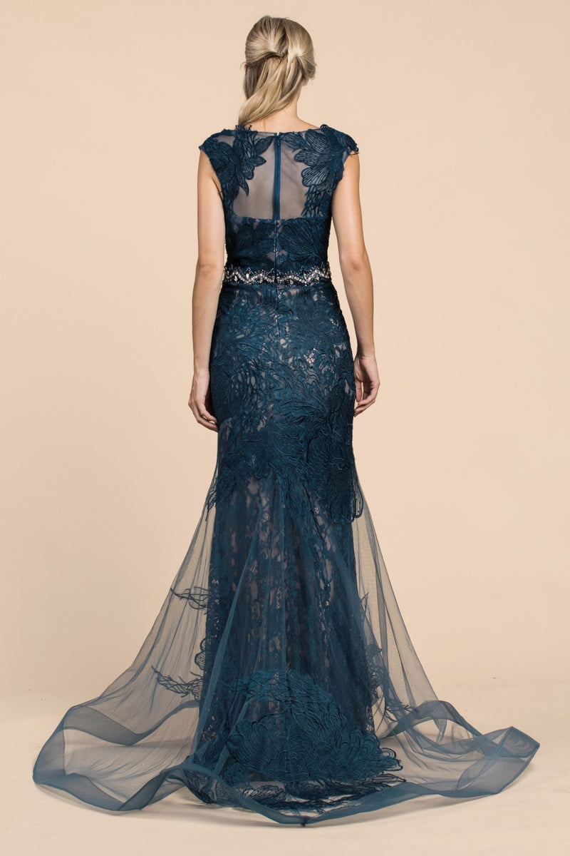Lace Fit and Flare Dress