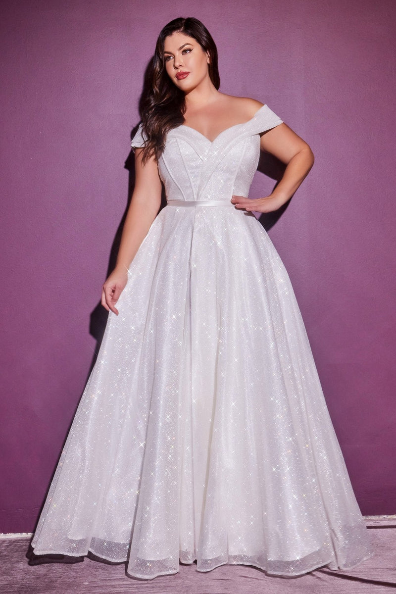 GLITTER BRIDAL BALL GOWN