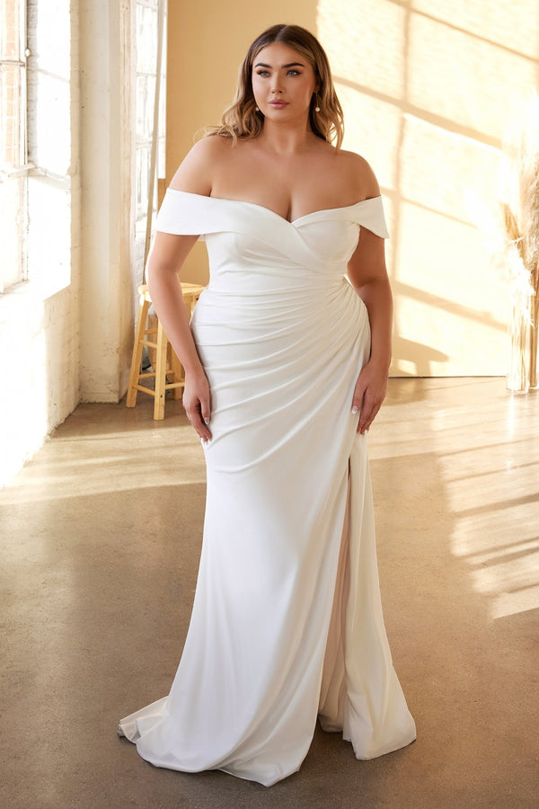 Curve Fitted Bridal Gown