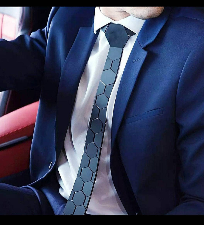 Matte Black Acrylic Neckties