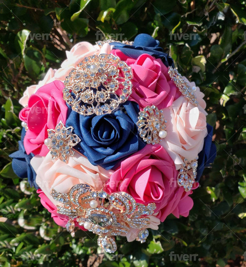 Hot Selling Bridal Crystal Rhinestone Flower Brooch For Women Wedding  Jewelry
