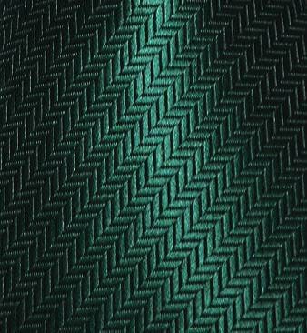 Men's Silk Necktie | Pocket Square | Woven Cufflink Set Dark Green