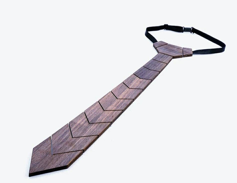 Brown Wood Laminate Neckties