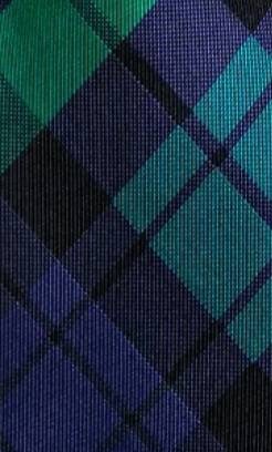 Men's Silk Necktie | Pocket Square | Woven Cufflink Set Green/Blue